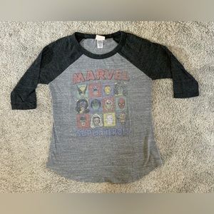 Classic Marvel comic baseball tee - M